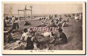 Old Postcard Cabourg The Beach