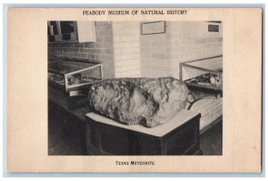 Red River Texas TX Postcard Peabody Museum Natural History Texas Meteorite c1910