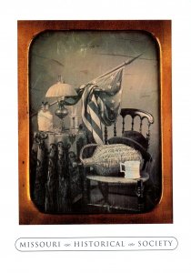 Missouri Historical Society - Still Life with flag and Lamp - c1970 -