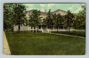 Lima, OH-Ohio, City Hospital, Vintage c1910 Postcard