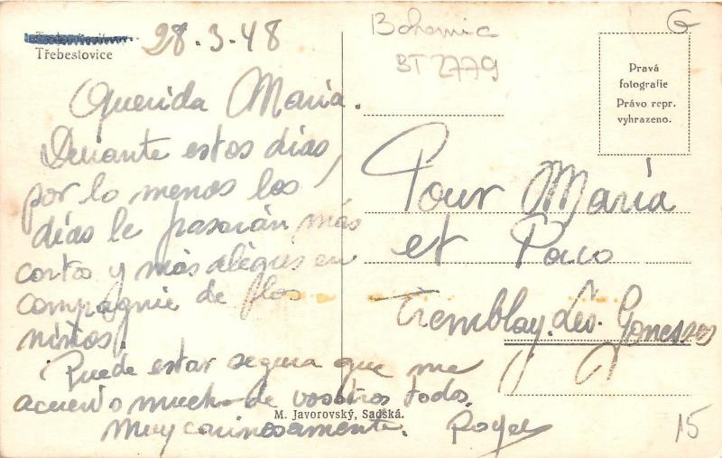 BT2779 Trebestovice czech republic