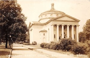 J55/ Baltimore Maryland RPPC Postcard c1940s University Baptist Church  168