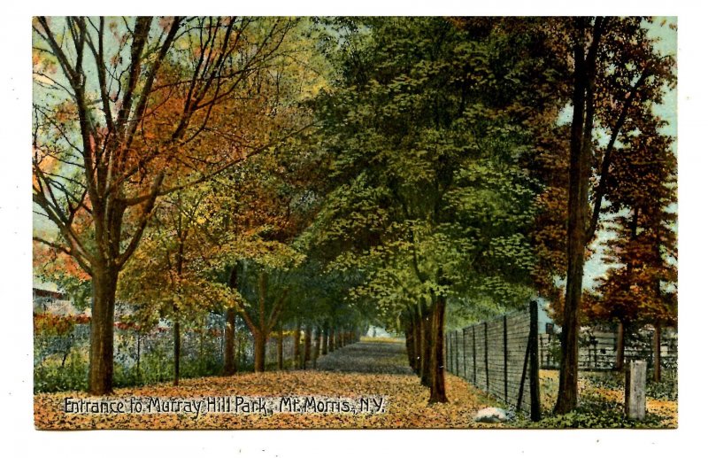 NY - Mount Morris. Murray Hill Park Entrance