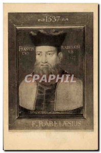 Old Postcard School of Medicine Portrait of Rabelais