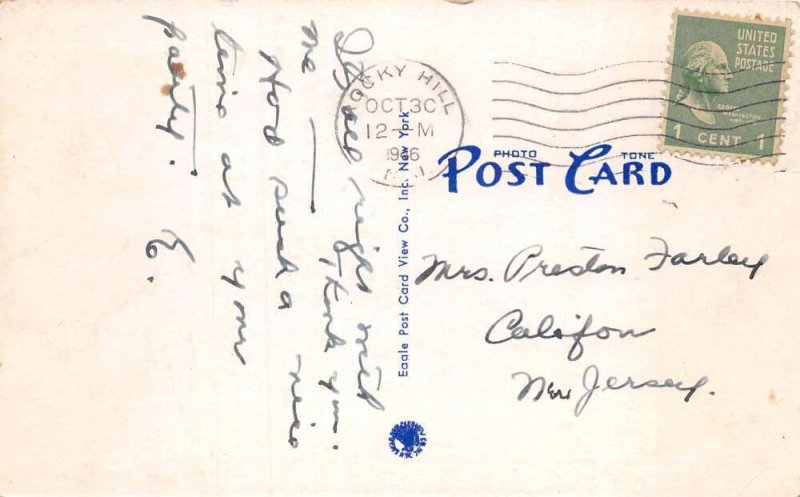 Rocky Hill New Jersey Washington Headquarters Vintage Postcard AA86829