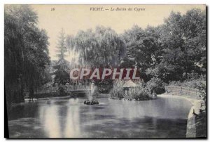 Old Postcard Vichy Basin Des Cygnes