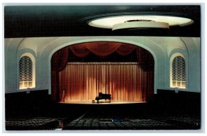 The Auditorium Indiana University Interior Scene Bloomington Vintage IN Postcard