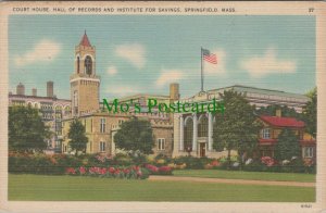 America Postcard - Court House, Springfield, Massachusetts    RS25282