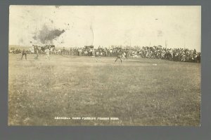 Parkers Prairie MINNESOTA RP 1909 BASEBALL GAME Teams nr Alexandria W.O. OLSON?