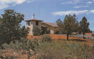 Sedona, AZ Arizona  ST JOHN VIANNY CAHTOLIC CHURCH  ca1960's Chrome Postcard