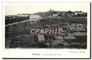 Flavigny-Vue Generale rating Ouestt Post Card Old