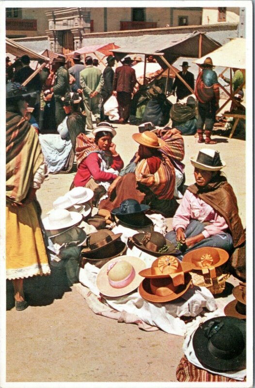 postcard Peru - Huancayo - Sunday Market