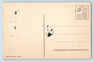 Sweden Postcard View from Motif From Nissan Houdini c1910 Antique Unposted