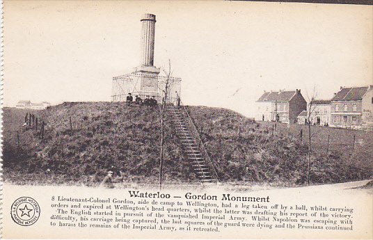 Belgium Waterloo Gordon Monument