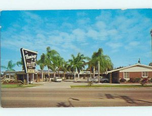 Pre-1980 OLD CARS & FLAMINGO MOTOR COURT MOTEL St. Saint Petersburg FL s9910