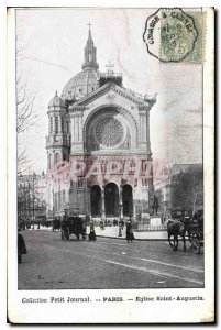 Postcard Collection Old Diary Paris Church of Saint Augustine