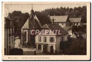 Old Postcard Trois Epis Notre Dame De Bon Secours