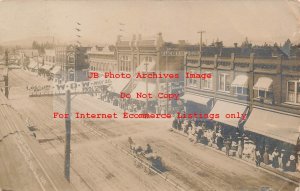 OR, Grants Pass, Oregon, RPPC, Sixth Street, Business Section, 1909 PM, Photo