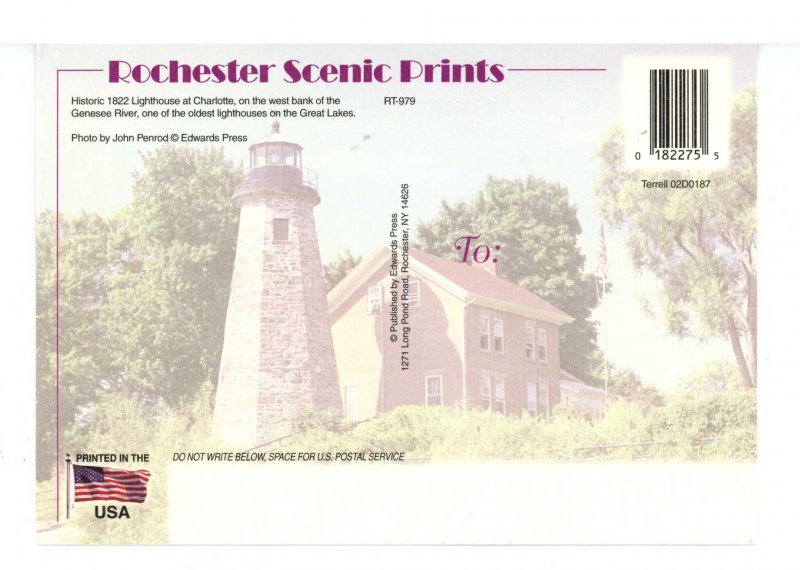 NY - Rochester. Charlotte/Genesee Lighthouse (continental size)