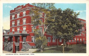 J39/ Morristown Tennessee Postcard c1940s Kingmeyer Hotel Building 70