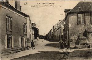 CPA CHATILLON-sur-MARNE L'Entrée du Pays (491522)