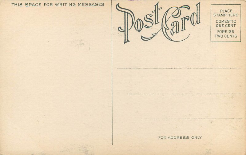 Vintage Postcard Montrose Hotel Cedar Rapids IA Trolley Linn County