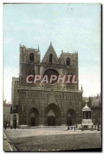 Old Postcard Lyon Cathedrale St Jean