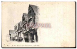 Old Postcard Old Glass Houses of the Paris street