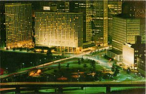 Postcard The Pittsburgh Hilton Hotel