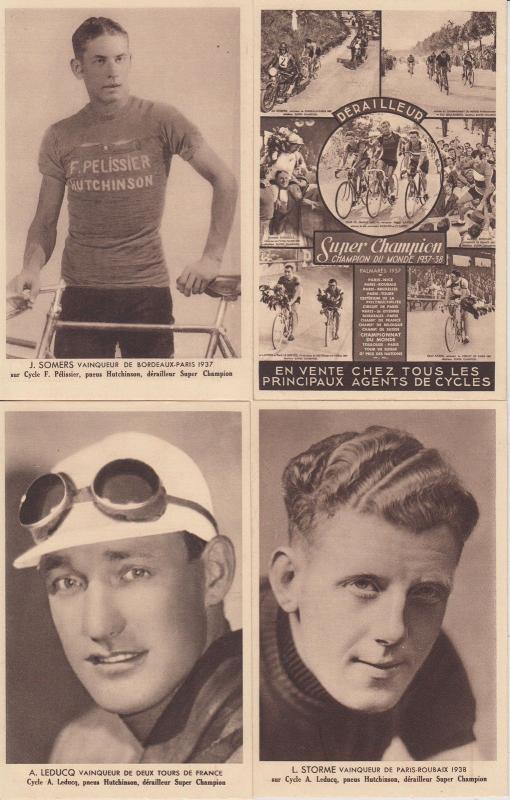 TOUR DE FRANCE CYCLING CYCLISME BICYCLE VELO RACING SPORT 27 CPA (1937-1938)