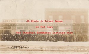 MO, Kansas City, Missouri, RPPC, Automobile School, Students, Photo