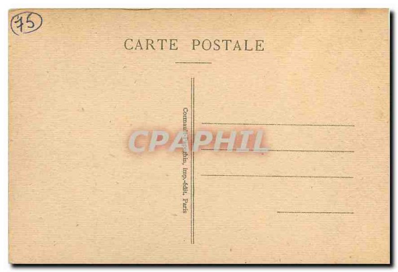 Old Postcard Paris Panorama of Eight Bridges Eiffel Tower