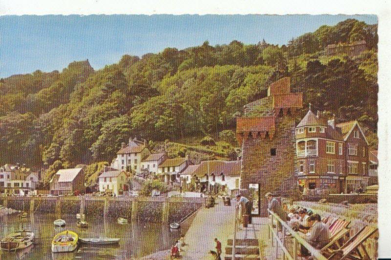 Devon Postcard - The Harbour - Lynmouth - Ref TZ4473