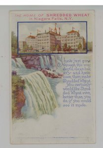 Advertising - Home of Shredded Wheat Cereal, Niagara Falls, NY