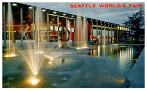 Washington Seattle World's Fair  - Canadian Exhibit at night