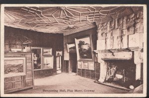 Wales Postcard - Banqueting Hall, Plas Mawr, Conway    RS3234