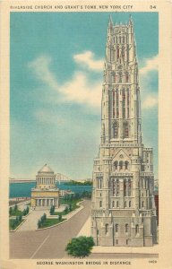 United States New York Riverside Church & Grant's Tomb 1947