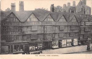 uk12182 old houses high holborn london real photo uk