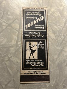 Matchbook Cover~ Stavres Bros. Restaurant Indiana, Pennsylvania MB5