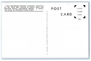 c1940 Lake Springfield Christian Assembly Grounds Springfield Illinois Postcard