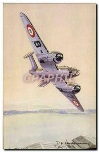 Old Postcard Jet Aviation BLOCH 175