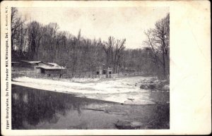 Wilmington DE Upper Brandywine DuPonts Powder MIll c1905 Postcard