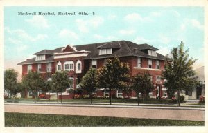 Vintage Postcard Blackwell Hospital Medical Building Landmark Blackwell Oklahoma