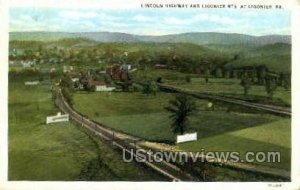 Lincoln Highway, Ligonier Mts. - Pennsylvania