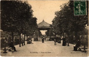 CPA Clichy Place des Fetes (1314133)