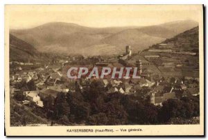 Old Postcard Kaysersberg Haut Rhin General view