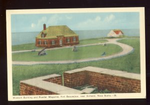 Amherst, Nova Scotia-N.S., Canada Postcard, Museum Building, Fort Beausejour