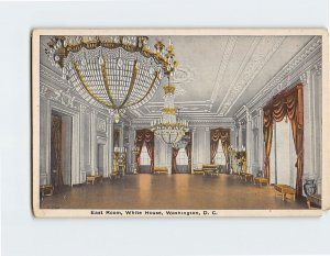 Postcard East Room White House Washington DC