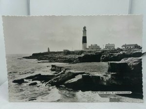 Vintage Real Photo Postcard Portland Bill Dorset