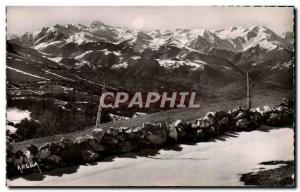 Old Postcard Salies Du Salat Summits Pyrenees Views of De Salies Heights Left...